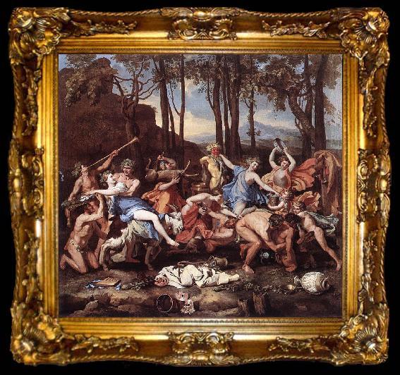framed  Nicolas Poussin The Triumph of Pan, ta009-2